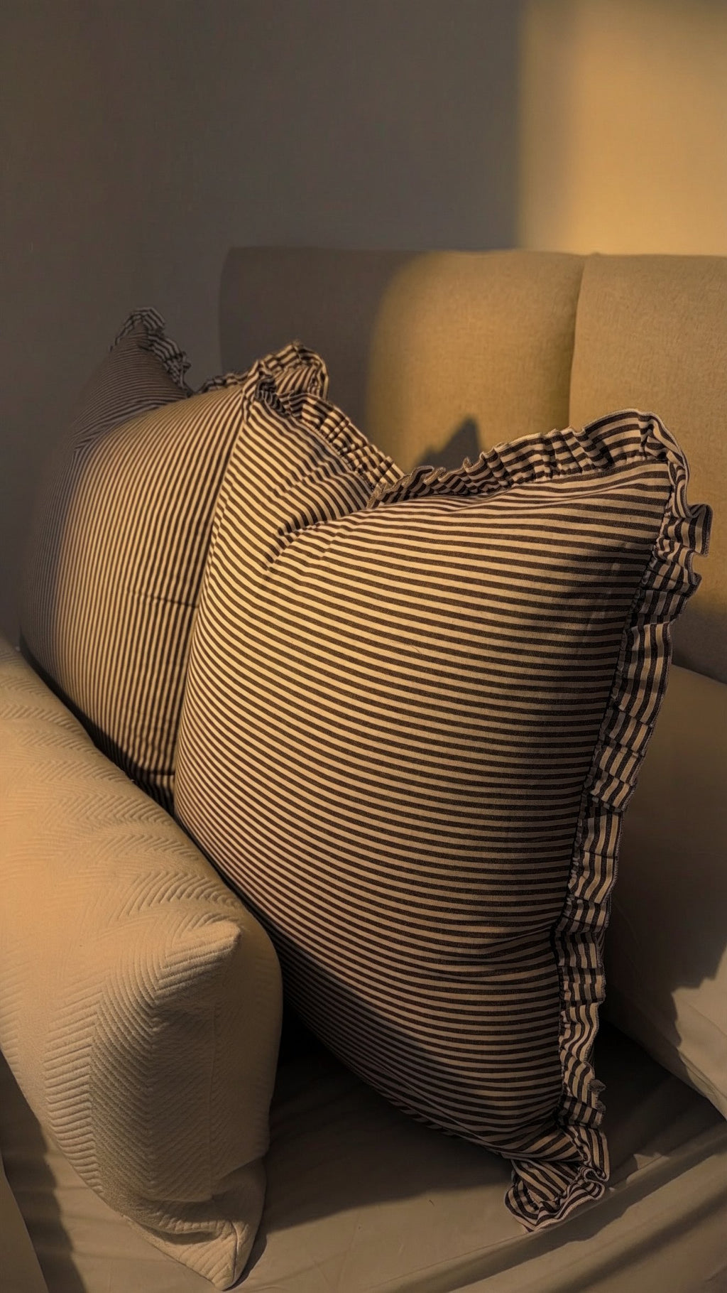 The Portobello Stripe Cushion Cover